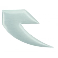 Marque Badge Tall Order Logo Alu Flat Polished