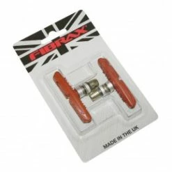 Marque Porte Patin Frein Vtt A Vis Symetric Fibrax 70mm Marron - Conditions Extrême (1 Paire)