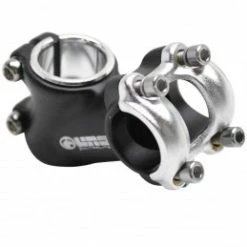 Marque Potence Route-Vtt Uno Alu Noir Capot Argent Releve 25° 25,4 L60Mm