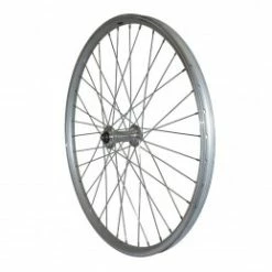 Marque Roue Vtt 24" Avant Alu Argent Double Paroi Moy Alu Blocage
