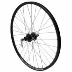 Marque Roue Vtt 26" Disc Subzero Arr. Noir illet Moyeu Shimano M475 6Trous Cass. Shimano-Sram 10-9-8 Vitesses Noir Rayons Argent