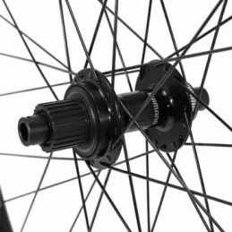 Marque Roue Vtt 29" Klixx Boost All Mountain Disc Arr. Noir Centerlock Shimano Mt510 12V. Microspline Tubeless-type Axe Travers. 12-148 3 Marque Roue Vtt 29" Klixx Boost All Mountain Disc Arr. Noir Centerlock Shimano Mt510 12V. Microspline Tubeless-type Axe Travers. 12-148 – Image 3