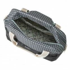 Marque Sacoche De Vélo Basil® Boheme - Gris -VTT Soldes sac velo basil boheme 18l noircreme fixation rapide 1 4