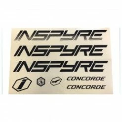 Marque Stickers Cadre BMX Inspyre® Concorde - Noir